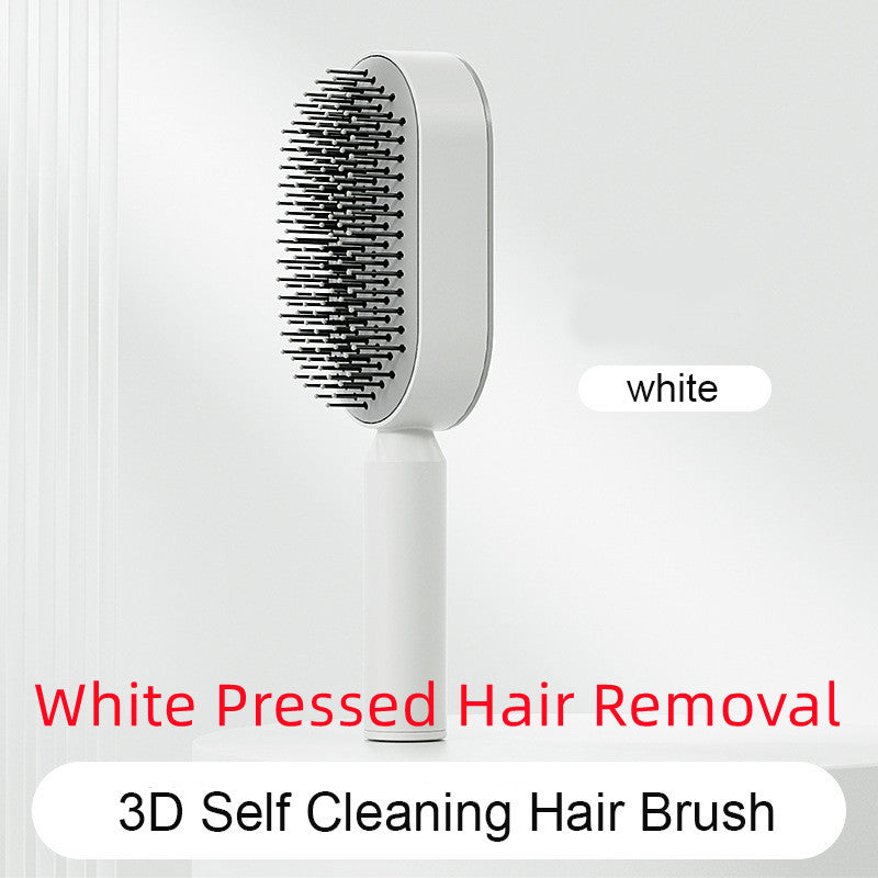 PureBrush™ Self-Cleaning Detangling Hairbrush