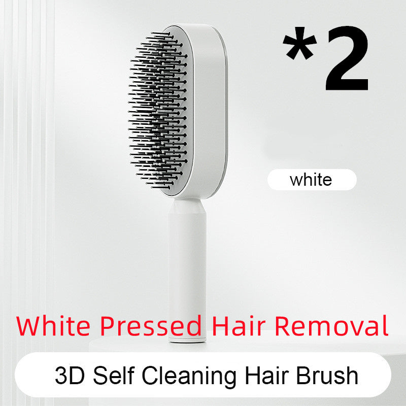 PureBrush™ Self-Cleaning Detangling Hairbrush