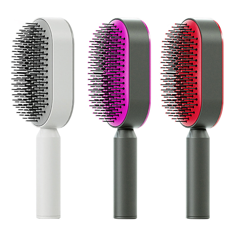PureBrush™ Self-Cleaning Detangling Hairbrush