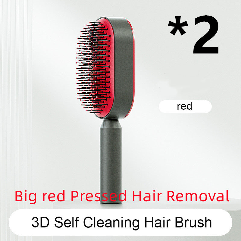 PureBrush™ Self-Cleaning Detangling Hairbrush