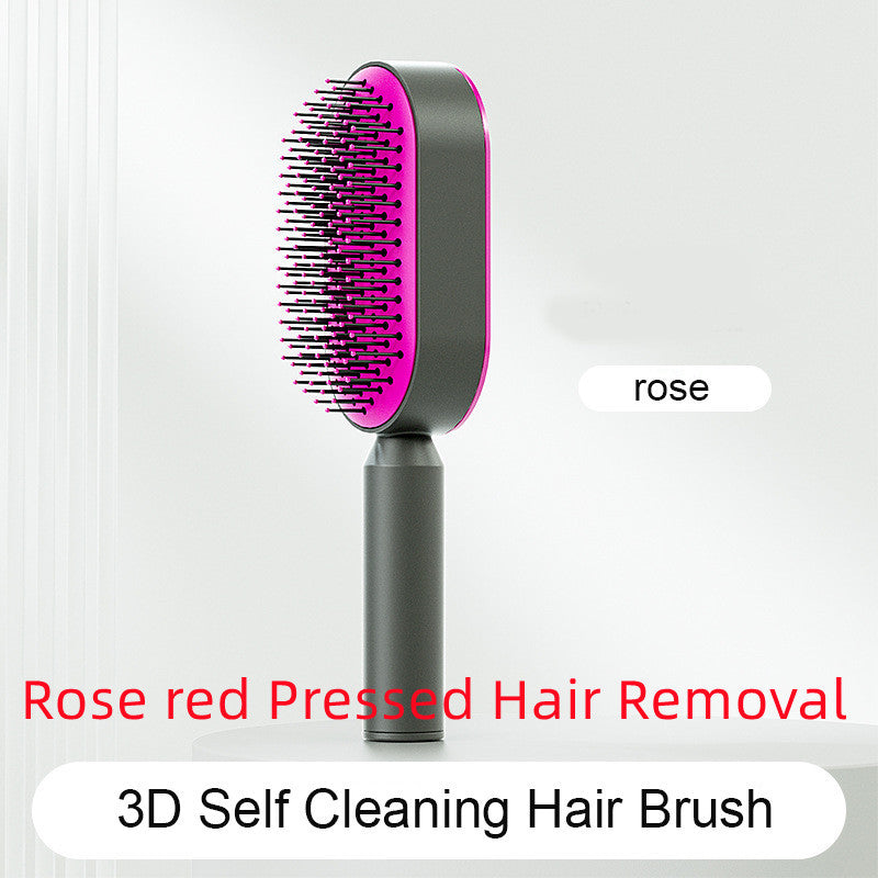 PureBrush™ Self-Cleaning Detangling Hairbrush